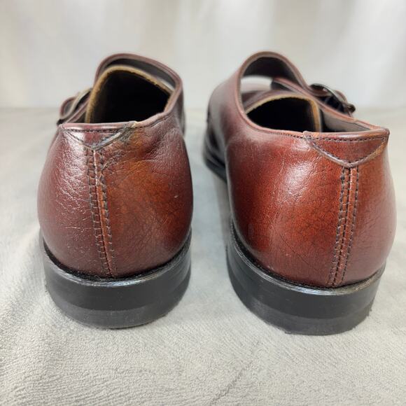 Lehigh Goodyear Oil Proof Sole Mens Brown Safety Toe Loafer Dress Shoes 8E - Picture 4 of 8